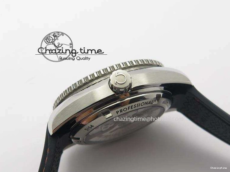 0327 Planet Ocean SS Bp Maker 45mm Black Bezel Orange Numbers On Black Rubber Strap A Popular 8220